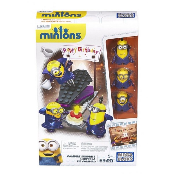 Продукт Mega Bloks - „Миньоните“, Вампирска изненада 69 части - Конструктор  - 0 - BG Hlapeta